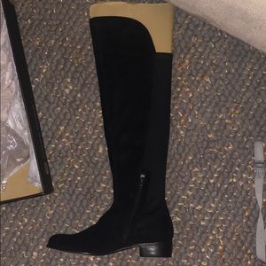 Brand new over the knee black boots